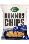 Hummus Chips Sea Salt 45g (Eat Real)