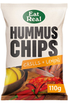 Hummus Chips Lemon Chilli 110g (Eat Real)