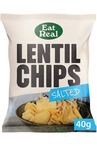 Lentil Chips Salted 40g (Eat Real)