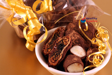 Chocolate Coated Figs, Brazil Nuts &amp; Marzipan Stars