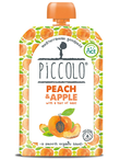 Peach & Apple with Basil Purée, Organic 100g (Piccolo)