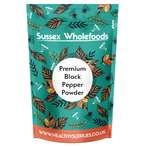 Premium Black Pepper Powder 100g (Sussex Wholefoods)