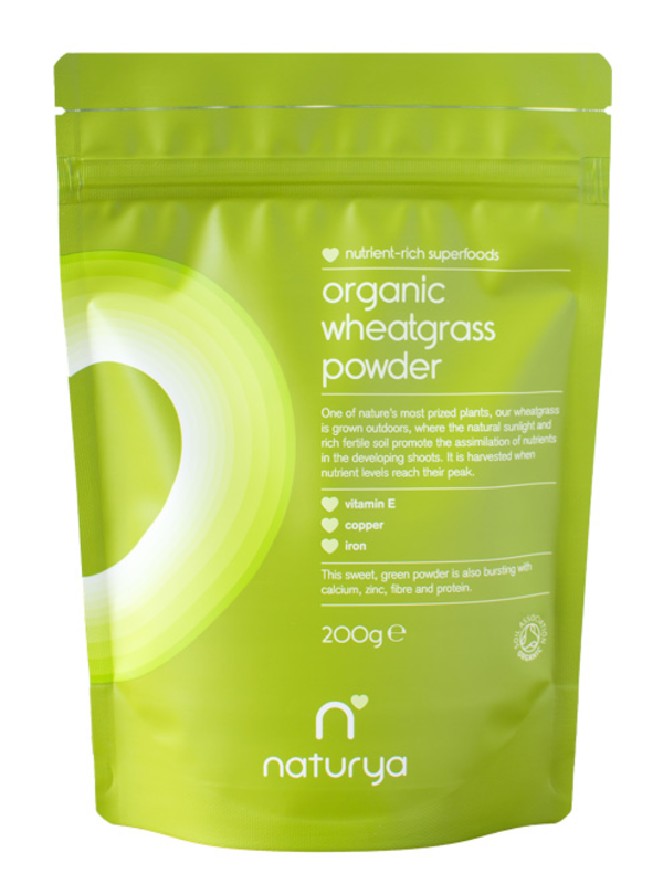 Organic Wheatgrass Powder 200g (Naturya)