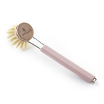Dish Brush Pink With Replaceable Head (Ecoliving)