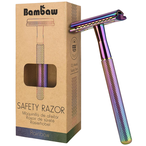 Rainbow Metal Safety Razor (Bambaw)