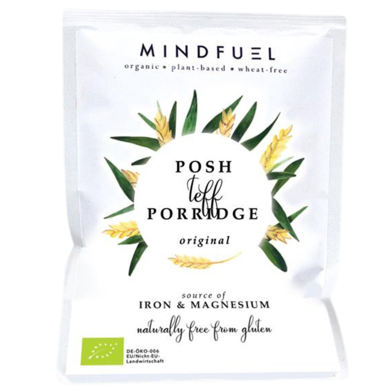 Organic Posh Teff Porridge - Original 50g (BeMindFuel)