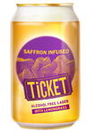 Alcohol Free Lager Infused with Saffron Can 330ml (TiCKET)