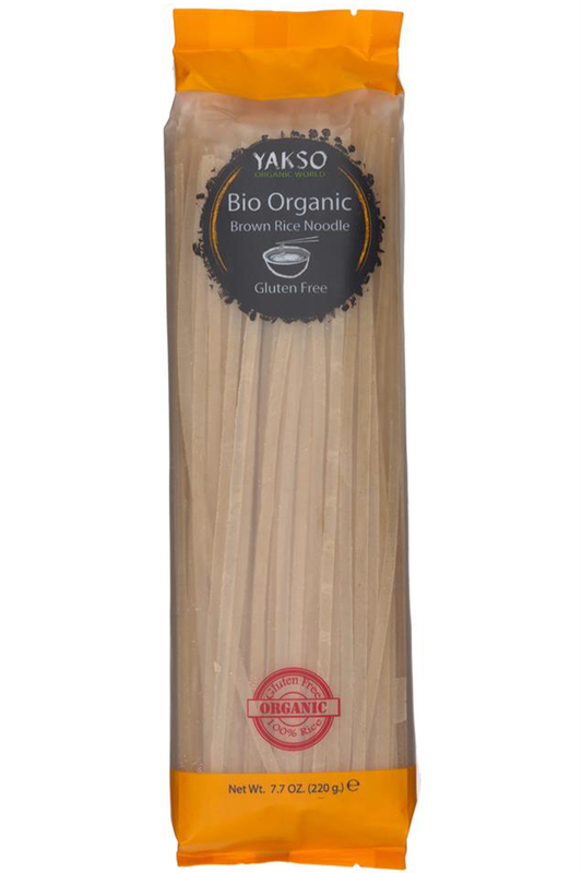 Organic Brown Rice Noodles 220g (Yakso)