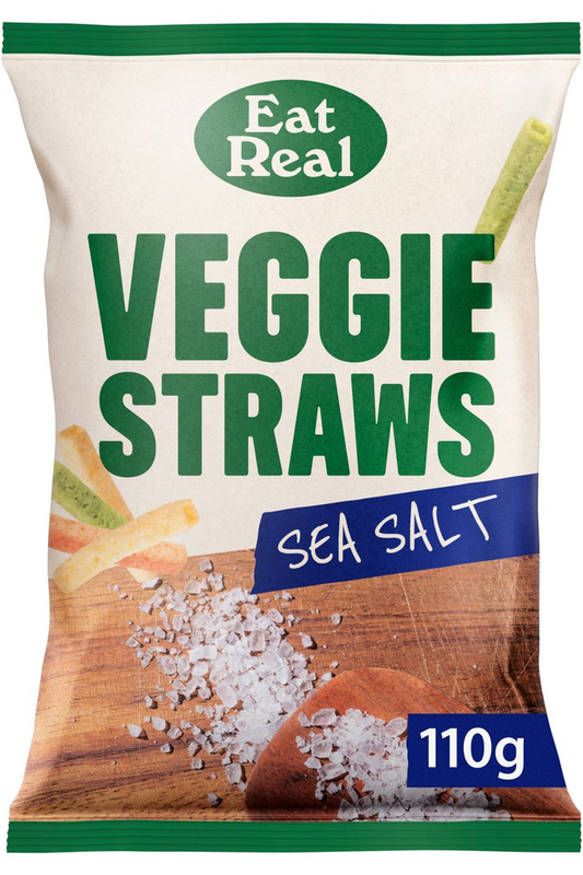Veggie Straws Sea Salt 110g (Eat Real)