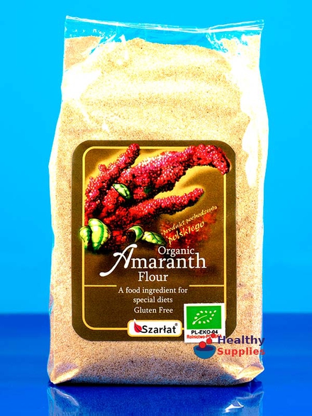 Amaranth Flour 500g, Organic (Szarlat) - HealthySupplies.co.uk. Buy Online.