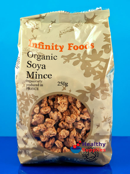 Infinity Foods Organic Soya Mince 250g - HealthySupplies.co.uk. Buy Online.