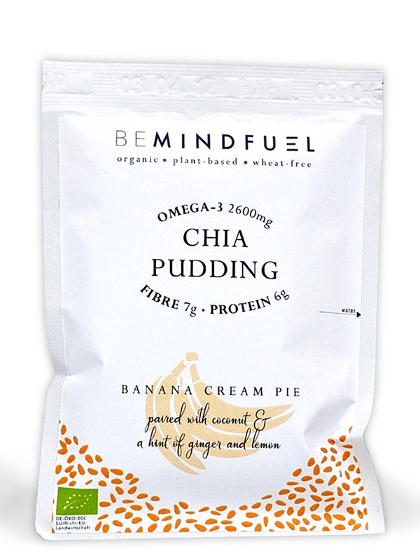 Banana Chia Pudding Mix 40g Bemindfuel Healthysupplies Co Uk Buy Online