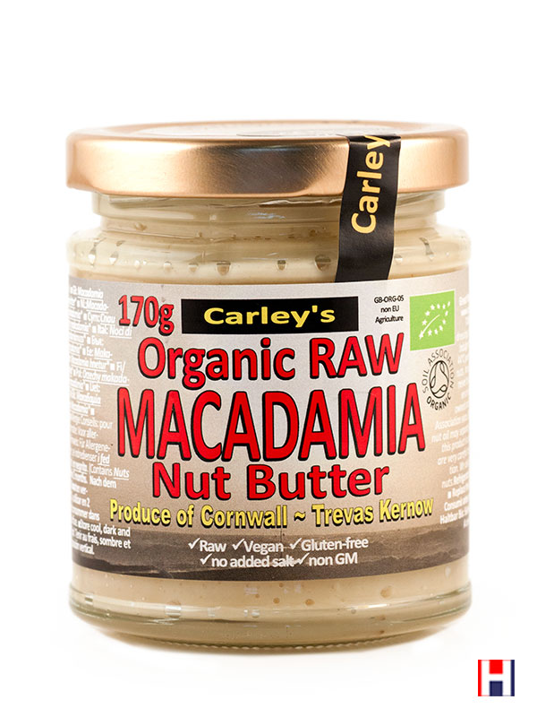 Macadamia Nut Butter, Organic 170g (carley's) 