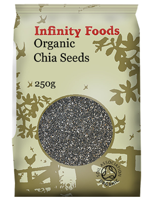 Chia Seeds 250g Organic Infinity Foods Healthy Supplies 3595