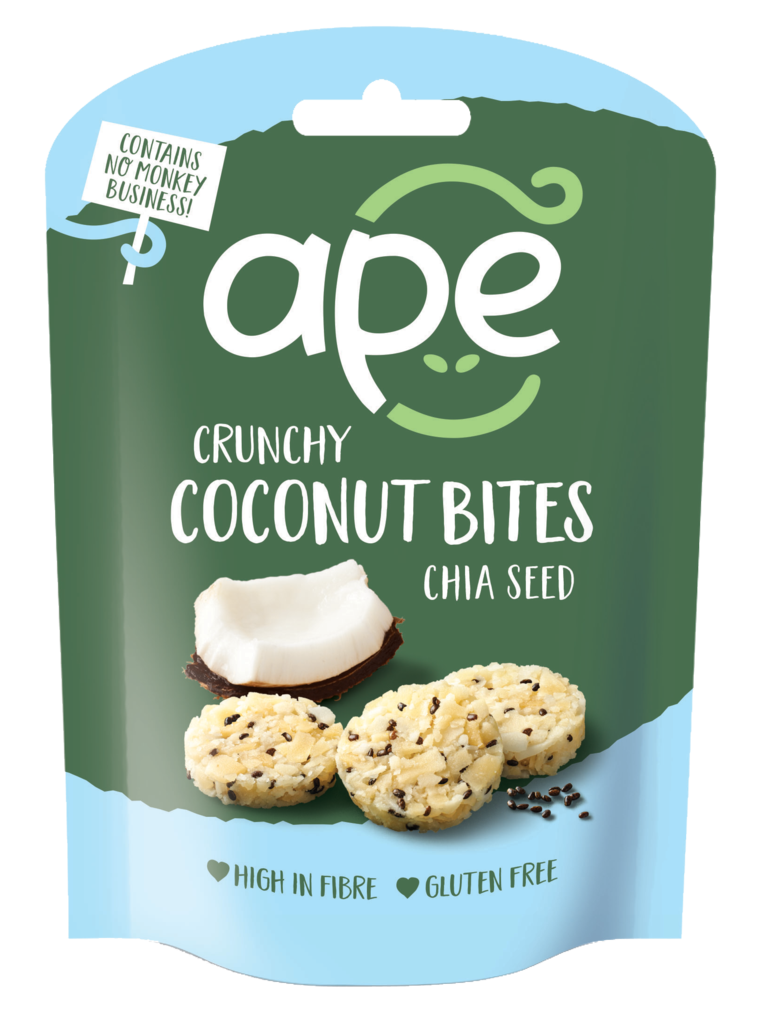 Coconut Bites With Chia 30g Ape Snacks Healthysupplies Co Uk Buy Online