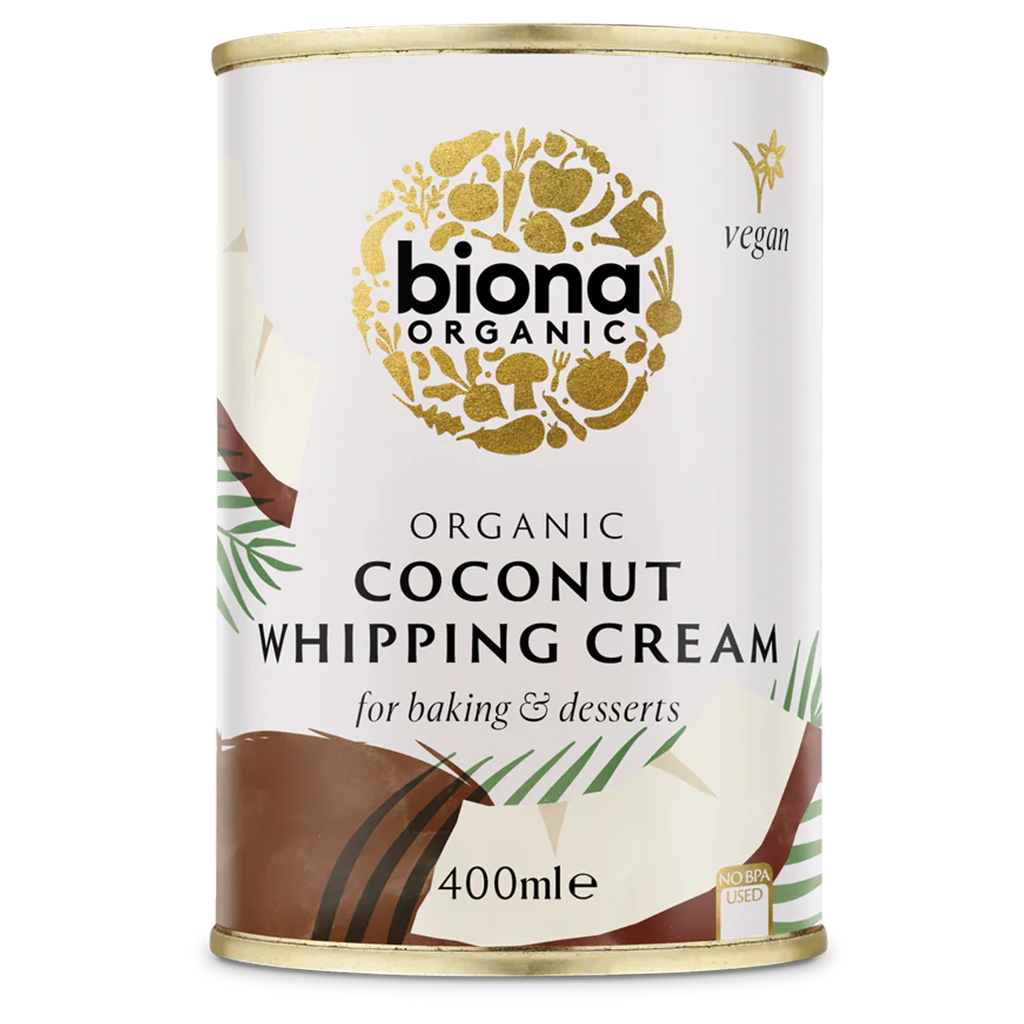 Organic Coconut Whipping Cream 400ml Biona Healthy Supplies