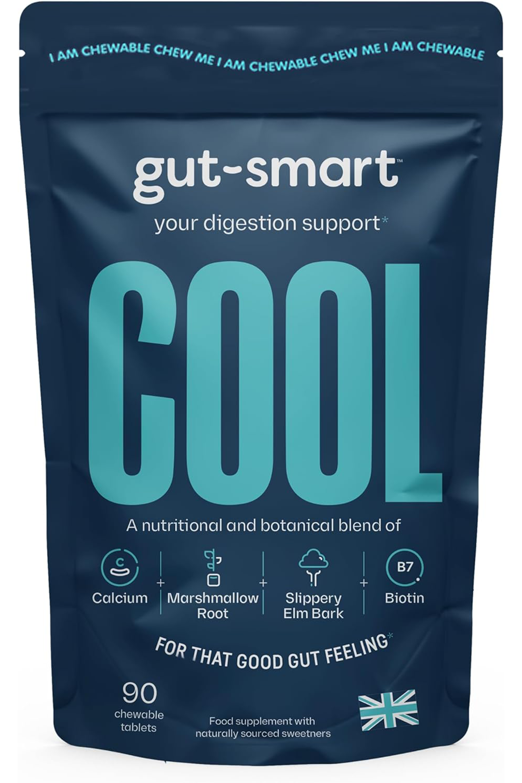 Cool 90 Chewable Tablets (gut-smart) 