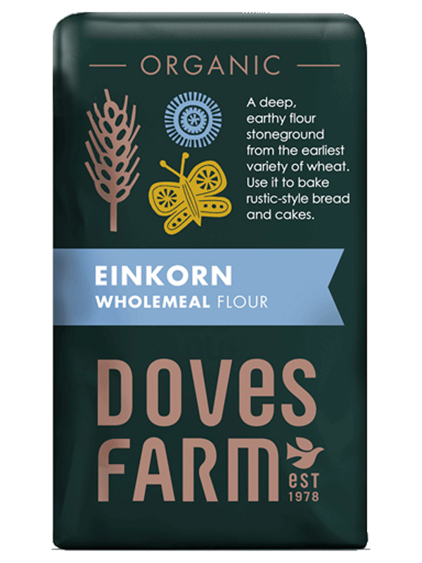 Organic Wholegrain Einkorn Flour 1kg Doves Farm Healthy Supplies