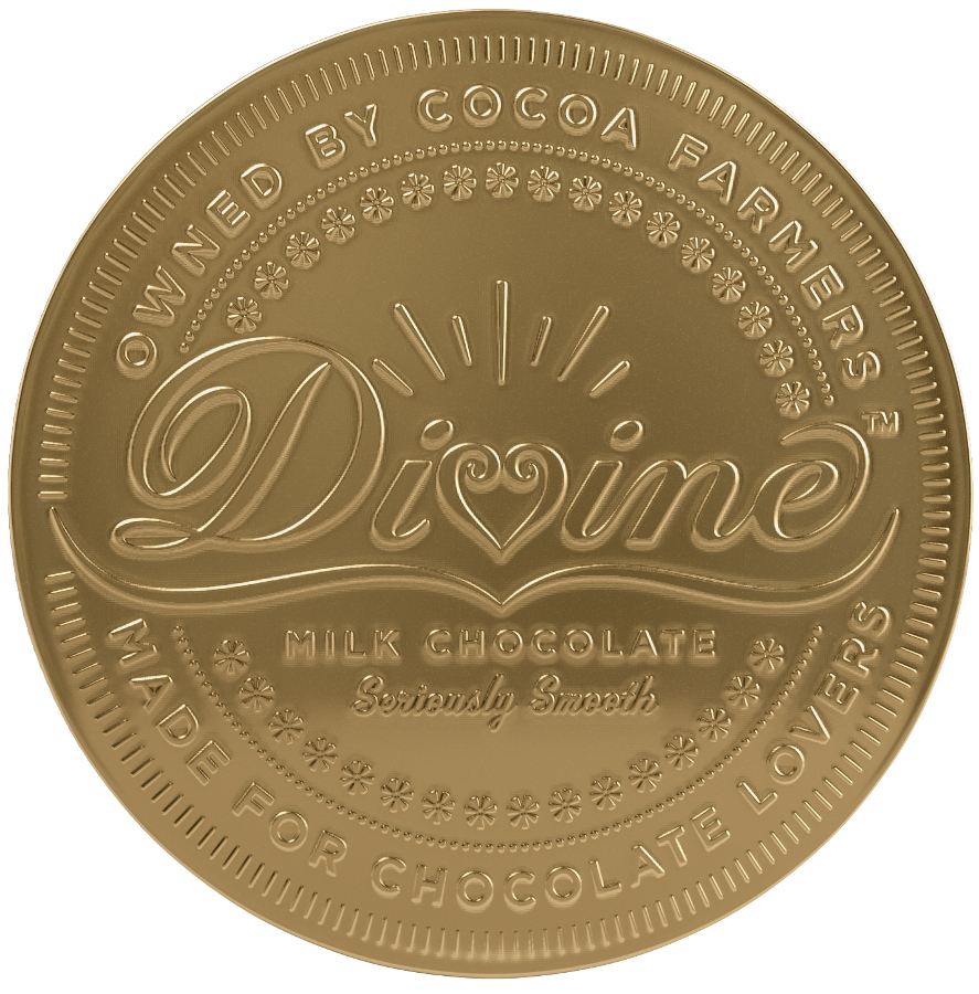 Fairtrade Giant Milk Chocolate Coin G Divine Healthy Supplies