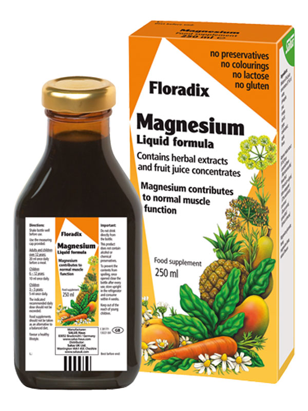 Liquid Magnesium 250ml (Floradix) | Healthy Supplies