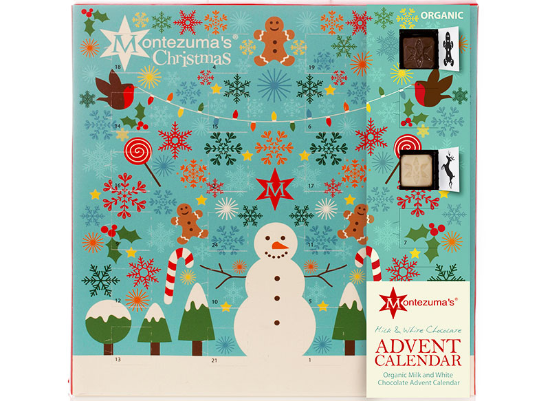 white chocolate christmas calendar