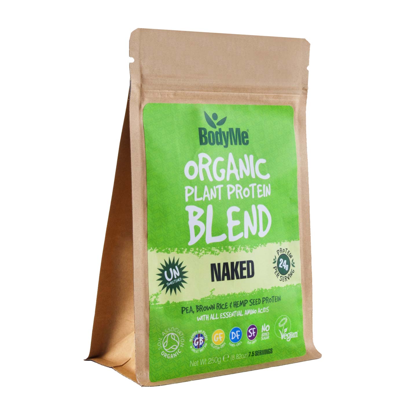 Protein Blend Naked Unsweetened G Organic Bodyme Healthy Supplies