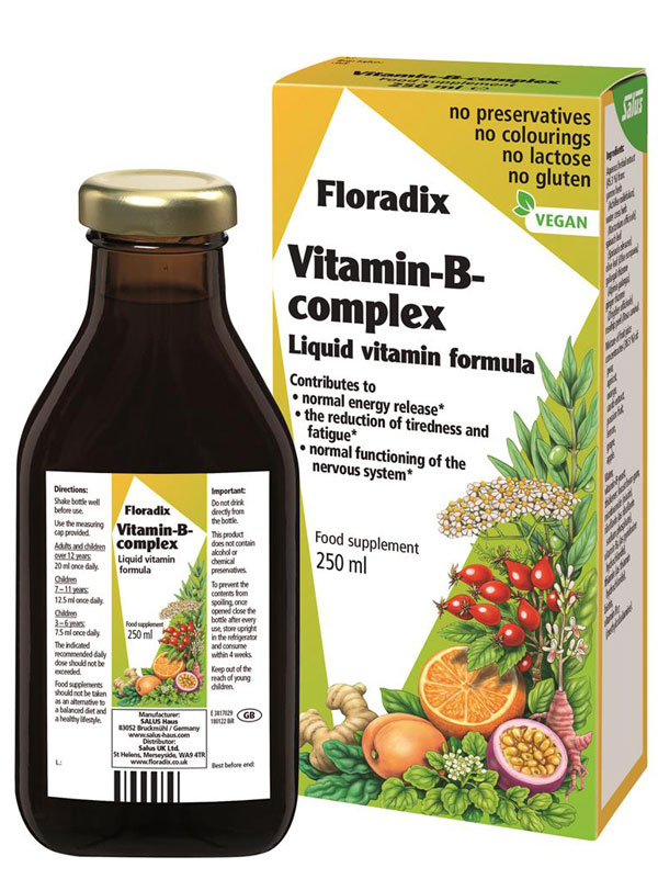 Vitamin B Complex 250ml (Floradix) | Healthy Supplies