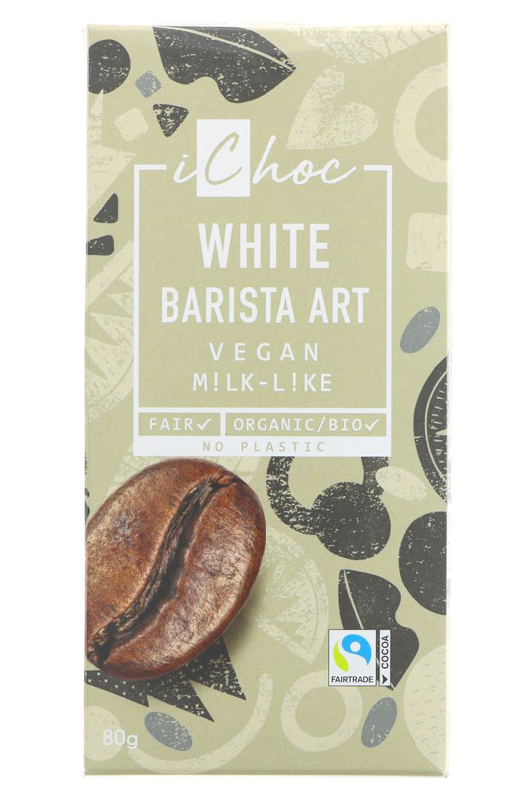 Organic White Barista 80g (ichoc) 