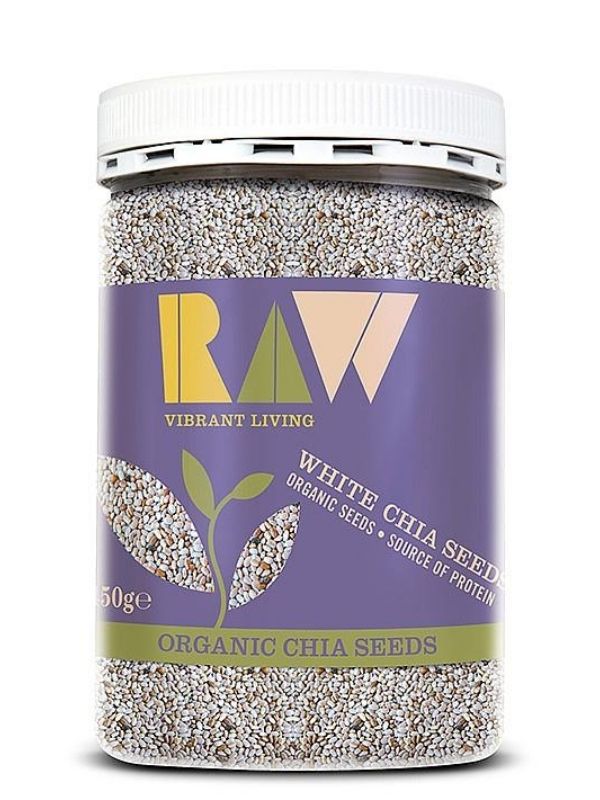 White Chia Seeds 450g Raw Health Healthysupplies Co Uk Buy Online