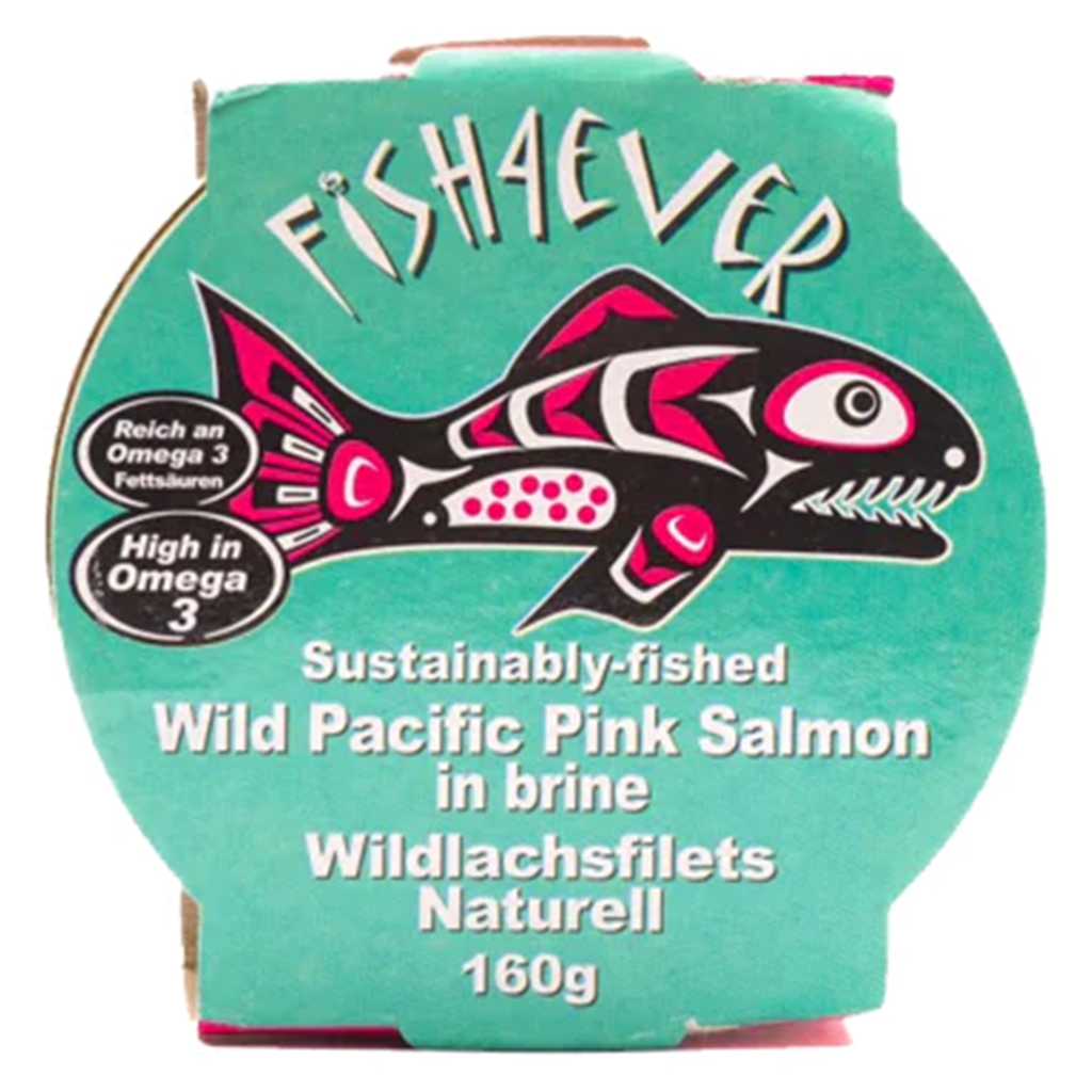 Wild Pacific Pink Salmon in Brine 160g (Fish4Ever) | Healthy Supplies