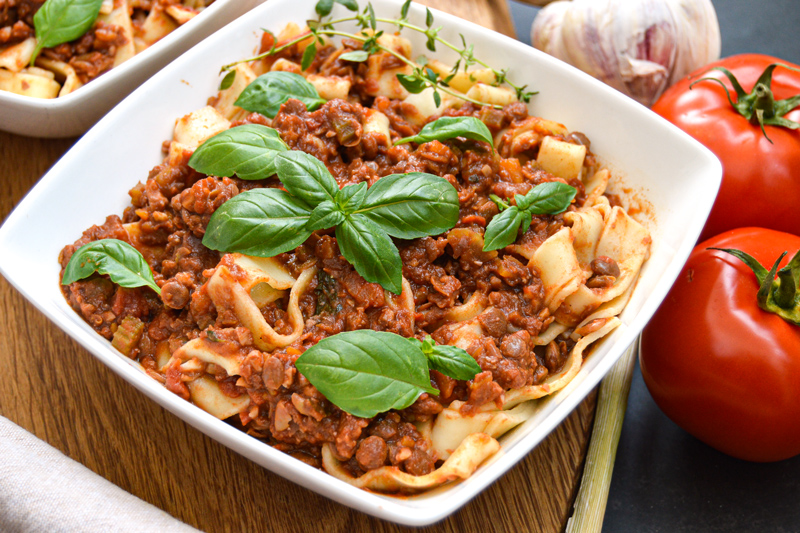 Walnut & Lentil Bolognese