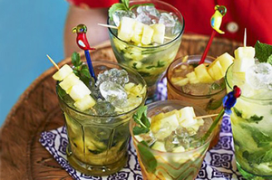 Pineapple Caipirinhas (via bbcgoodfood.com)