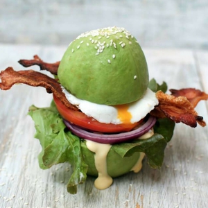 Keto Breakfast Burger (via blog.paleohacks.com)