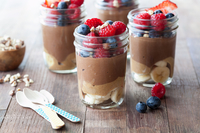 Chia Almond Pudding Parfait (via againstallgrain.com)