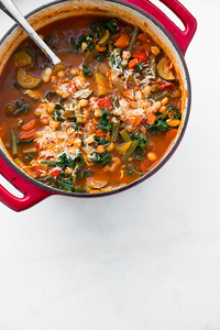 Kale and Quinoa Minestrone (via cookingclassy.com)