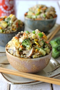 Quinoa Veggie "Fried Rice" (via damndelicious.net)