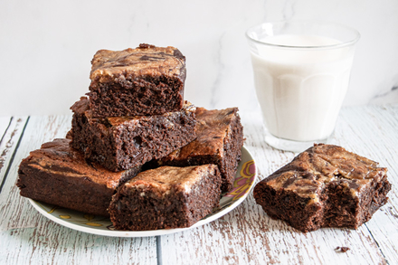 7. Tahini Swirl Vegan Brownies