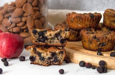 Low Carb Blueberry & Almond Flour Muffins