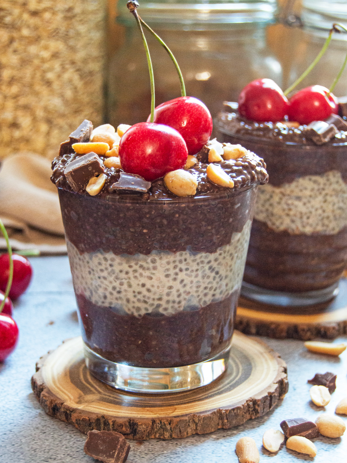 Chocolate &#038; Peanut Butter Chia Pudding