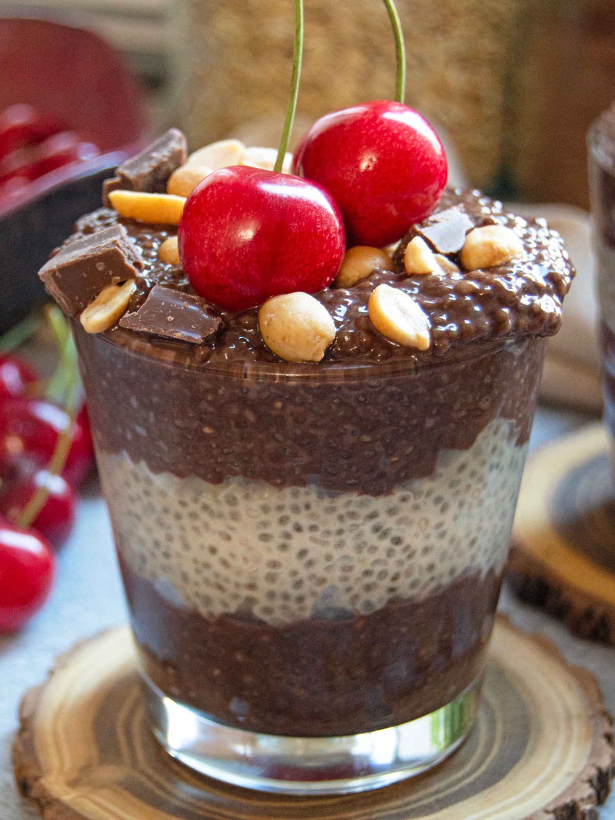 Chocolate &#038; Peanut Butter Chia Pudding