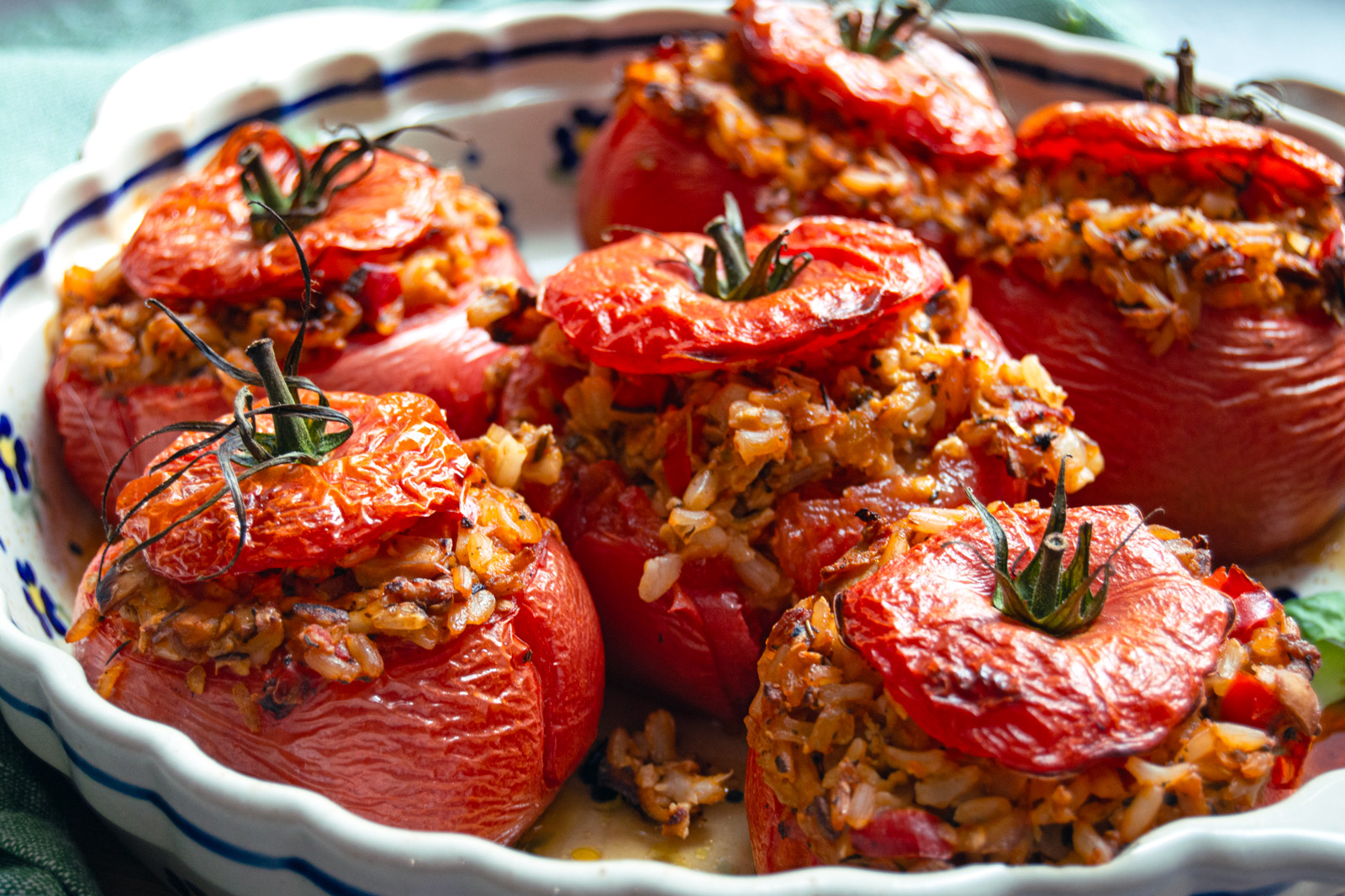 Rice-Stuffed Tomatoes