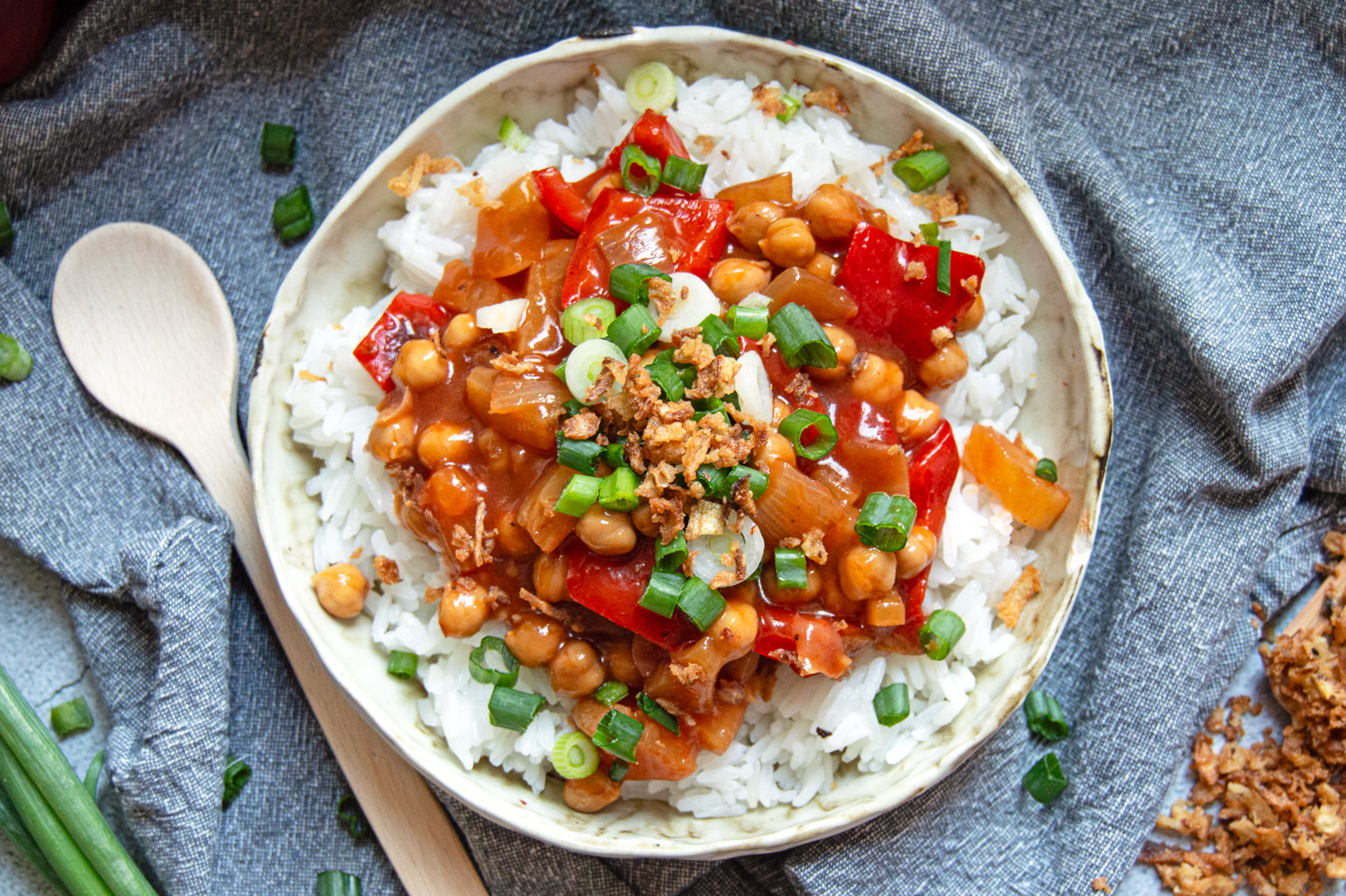 Sweet and Sour Chickpeas