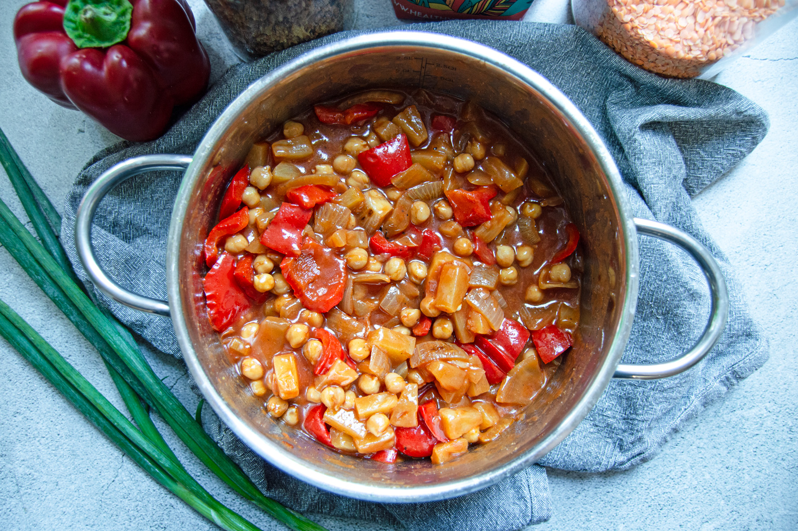 Sweet and Sour Chickpeas