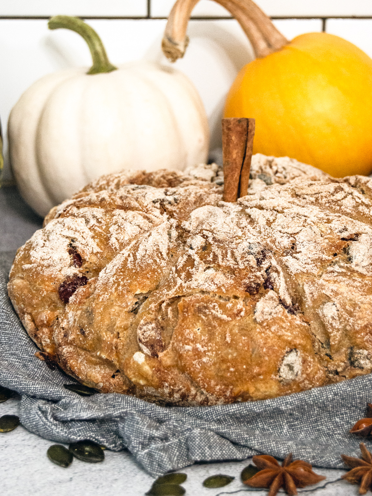 No-Knead Pumpkin Bread