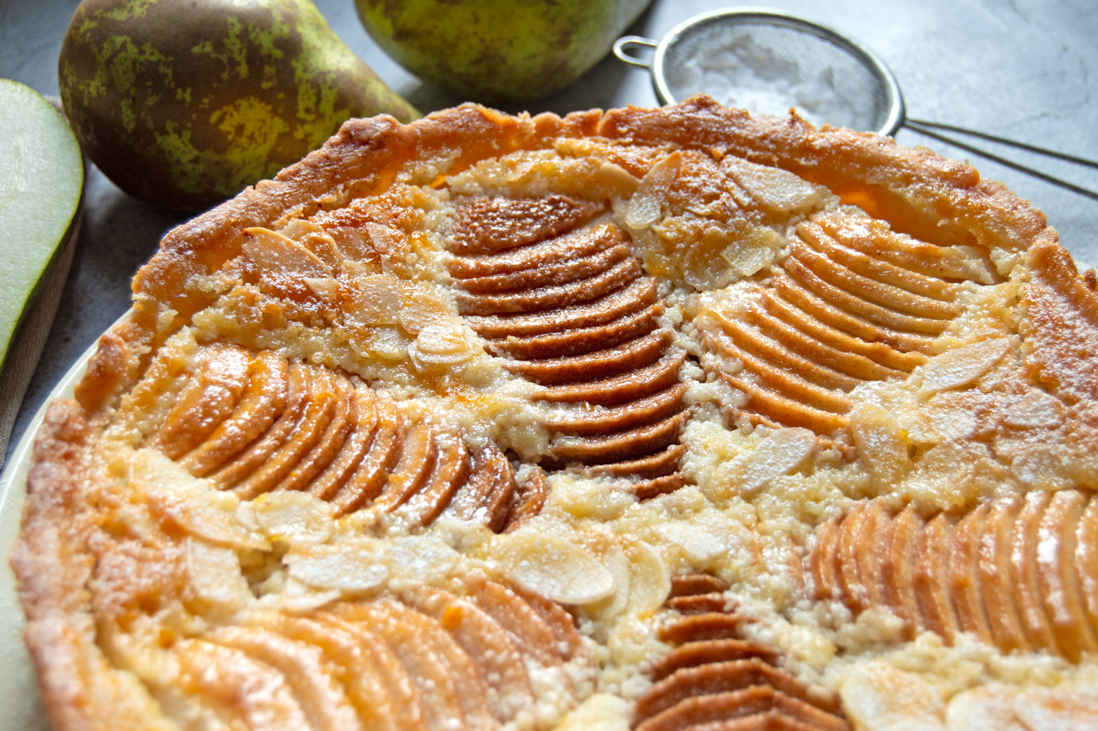 Pear and Frangipane Tart