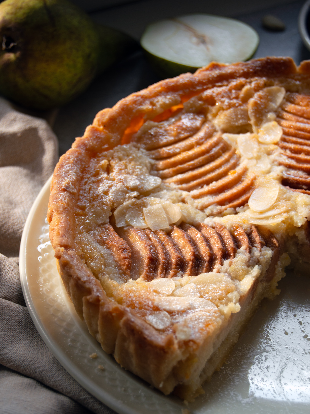 Pear and Frangipane Tart