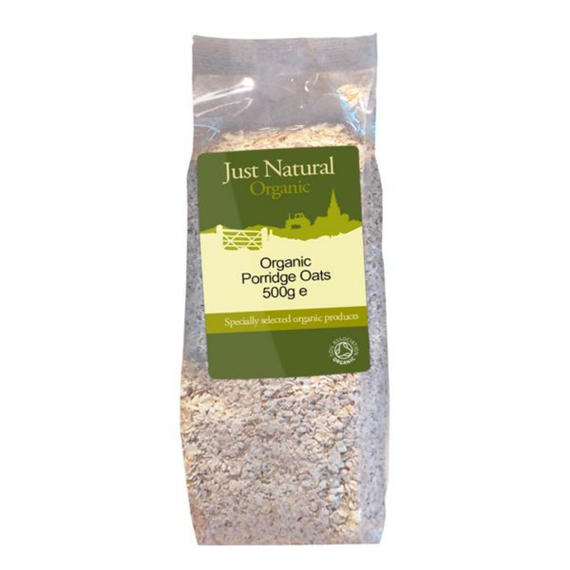 Porridge Oats 500g, Organic (Just Natural Organic)