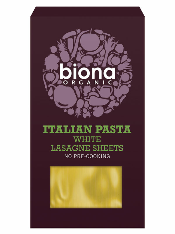 White Lasagne Sheets, Organic 250g (Biona) | Healthy Supplies