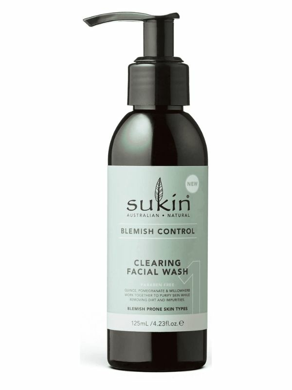 Blemish Control Clearing Facial Wash 125ml (Sukin)