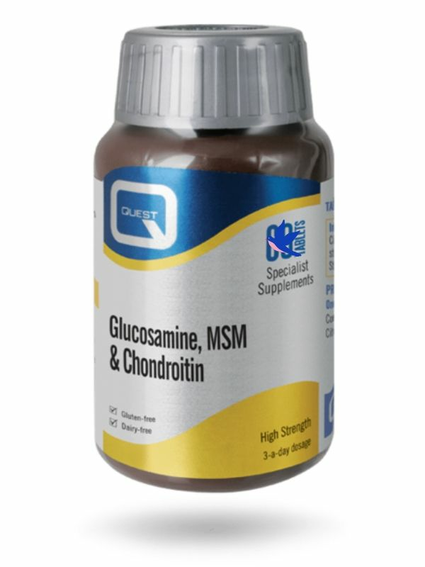 Glucosamine Sulphate 1500mg KCl Twin box 180 tablet (Quest)